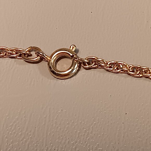 'Grandma' gold tone fashion removable birthstone charm necklace w/ 7 charms - Picture 6 of 8